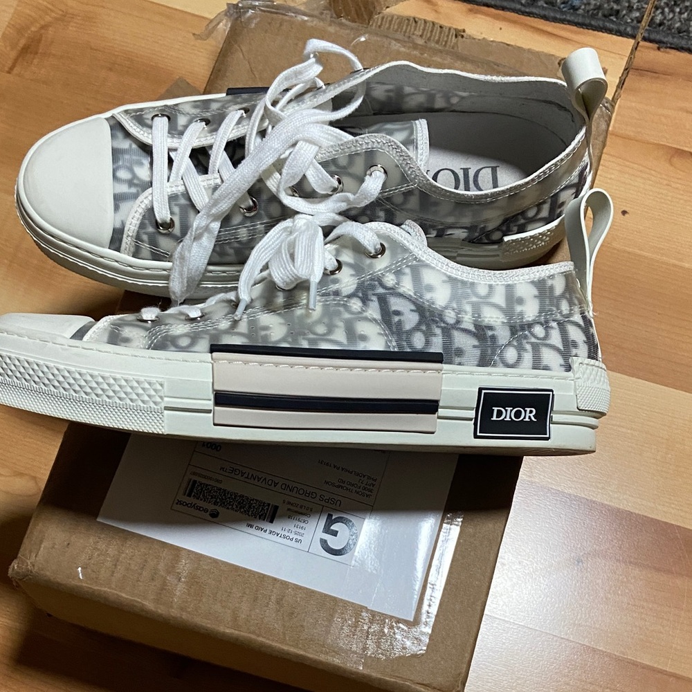 Dior Monochrome Logo Sneakers